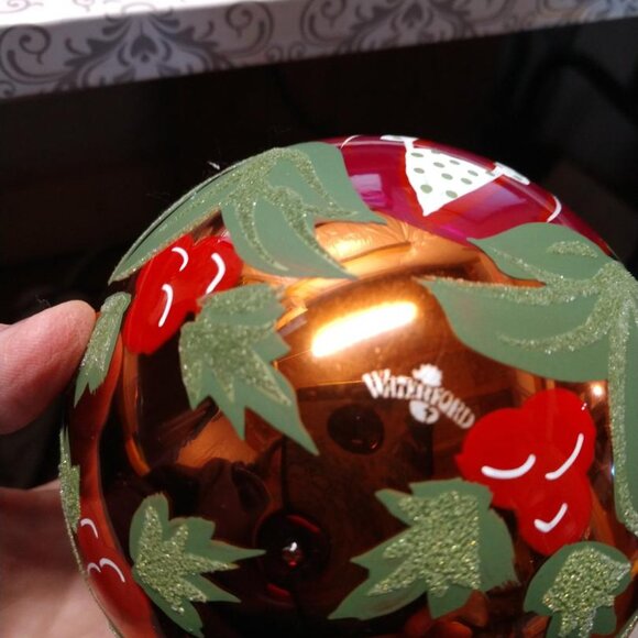 Waterford Holiday Heirlooms Irish Harvest Ball Ornament Made in Romania W/Box - Picture 11 of 13